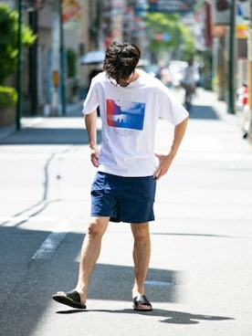 「MAGIC NUMBER（マジック ナンバー）のアイテム」を使った、Sonny Label MENSさん（メンズ・178cm）の夏コーディネート