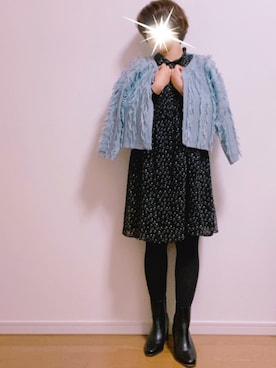 Rii♡◡̈⃝⋆*さん（レディース・155cm）の冬コーディネート