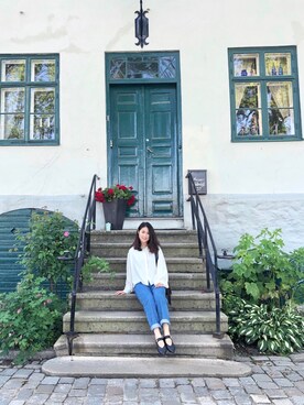 「ONLY（オンリー）のアイテム（パンツ）」を使った、Frifridaさん（レディース・170cm）の夏コーディネート