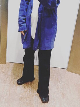 「PERVERZE（パーバーズ）のアイテム（パンツ）」を使った、9696mnrさん（レディース・155cm）の秋コーディネート