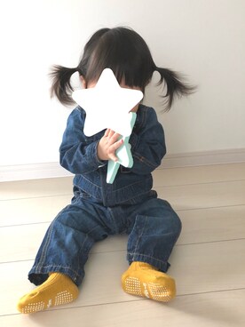 suu☺︎さん（キッズ・80cm）の冬コーディネート