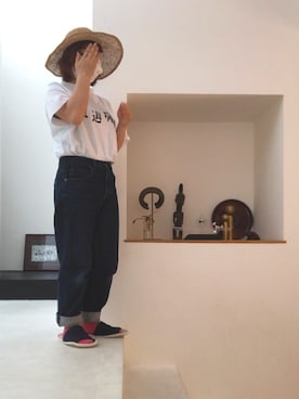 「SASQUATCHfabrix.（サスクワァッチファブリックス）のアイテム」を使った、りさん（レディース・143cm）の夏コーディネート