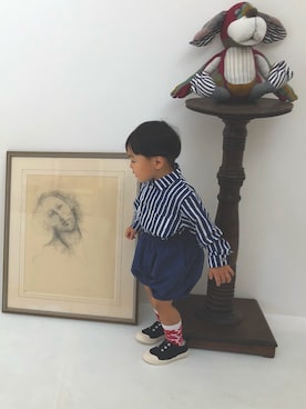 りさん（キッズ・100cm）の秋コーディネート