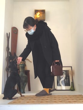 「DIGAWEL（ディガウェル）のアイテム」を使った、りさん（レディース・143cm）の冬コーディネート