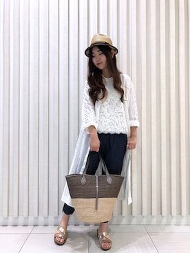 「NOL（ノル）のアイテム」を使った、yuiさん（レディース・161cm）の夏コーディネート