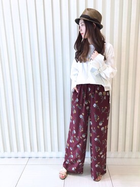 「NOL（ノル）のアイテム」を使った、yuiさん（レディース・161cm）の夏コーディネート