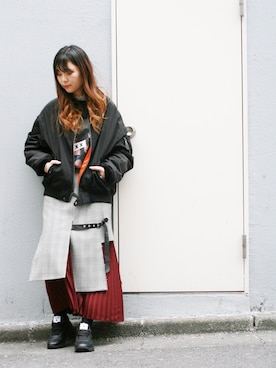 「CHRISTIAN DADA（クリスチャンダダ）のアイテム」を使った、yuiさん（レディース・161cm）の冬コーディネート