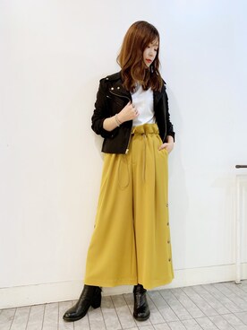 「EZUMi（エズミ）のアイテム（その他パンツ）」を使った、yuiさん（レディース・161cm）の夏コーディネート