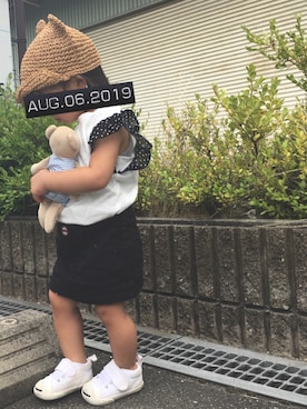 Riiiさん（キッズ・70cm）の夏コーディネート