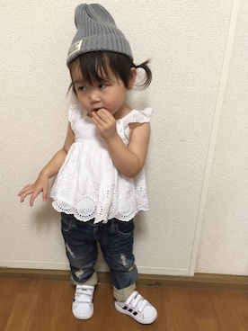 ♥︎Ena◡̈♥︎さん（キッズ・80cm）の夏コーディネート