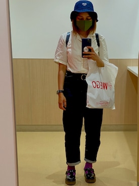 「PULL&BEAR（プルアンドベア）のアイテム（その他シューズ）」を使った、saint.irishさん（レディース・152cm）の春コーディネート