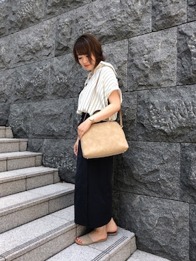 「ボストンバッグ」｜guchicoさん（レディース・160cm）の夏コーディネート