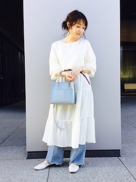 「KBF+（ケービーエフプラス）のアイテム」を使った、guchicoさん（レディース・160cm）の冬コーディネート