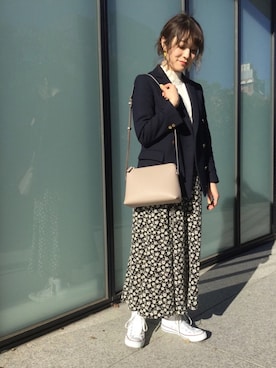 「アイテム（テーラードジャケット）」を使った、guchicoさん（レディース・160cm）の冬コーディネート