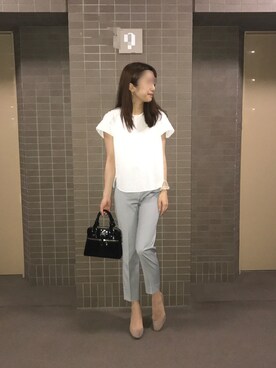 「MODALU（モダルー）のアイテム」を使った、choeさん（レディース・163cm）の夏コーディネート