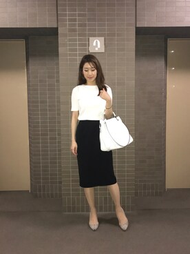 「LE JUN（ルジュン）のアイテム（スカート）」を使った、choeさん（レディース・163cm）の夏コーディネート