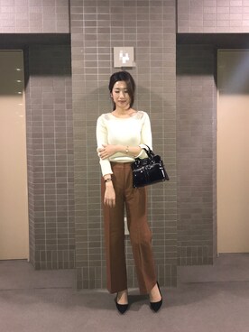 「MODALU（モダルー）のアイテム」を使った、choeさん（レディース・163cm）の秋コーディネート