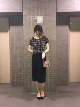 「LE JUN（ルジュン）のアイテム（スカート）」を使った、choeさん（レディース・163cm）の夏コーディネート