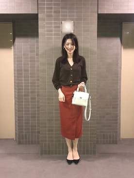 choeさん（レディース・163cm）の冬コーディネート