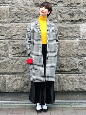 MARIKO KAMEDAさん（レディース・172cm）の秋コーディネート