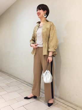 MARIKO KAMEDAさん(レディース・172cm)の春コーディネート