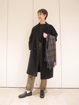 MARIKO KAMEDAさん（レディース・172cm）の秋コーディネート