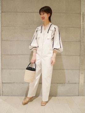 MARIKO KAMEDAさん（レディース・172cm）の春コーディネート