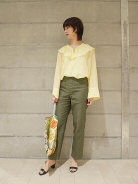 MARIKO KAMEDAさん（レディース・172cm）の春コーディネート