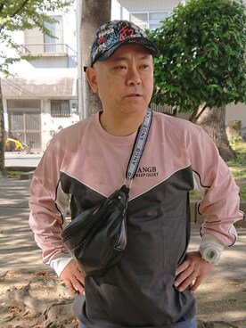 「ANDGEEBEE（アンジービー）のアイテム」を使った、みやじーさん（メンズ・157cm）の秋コーディネート
