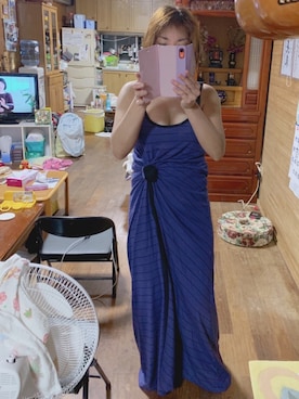 「abcd（ナシ）のアイテム（ワンピース/ドレス）」を使った、あんな 小潮川さん（レディース・150cm）の春コーディネート