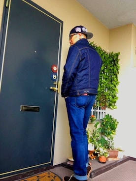 「ドラフトリーバイス」｜「アイテム（帽子）」を使った、teruさん（メンズ・179cm）の冬コーディネート
