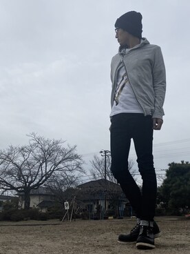 JUNKAPPLEさん（メンズ・169cm）の冬コーディネート