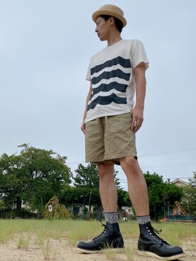 JUNKAPPLEさん（メンズ・169cm）の夏コーディネート