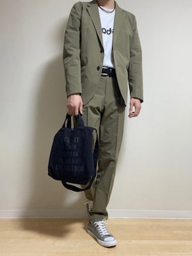 masamiyaさん（メンズ・181cm）の春コーディネート