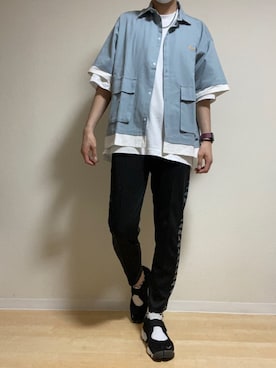 「neos（ネオス）のアイテム」を使った、masamiyaさん（メンズ・181cm）の夏コーディネート