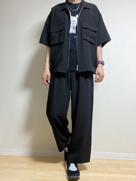 「ASTRONOMY（アストロノミー）のアイテム」を使った、masamiyaさん（メンズ・181cm）の夏コーディネート