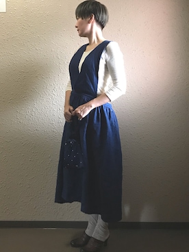 「アイテム（ブラジャー、ホワイト系）」を使った、fancy☆cobahiroさん（レディース・160cm）の秋コーディネート