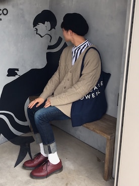 吉田まぐろさん（メンズ・172cm）の春コーディネート