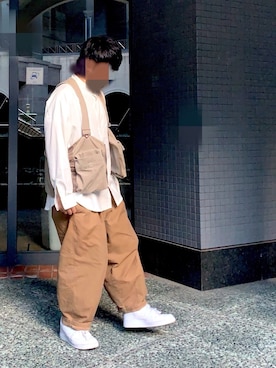 爆竹のもんじさん（メンズ・172cm）の秋コーディネート