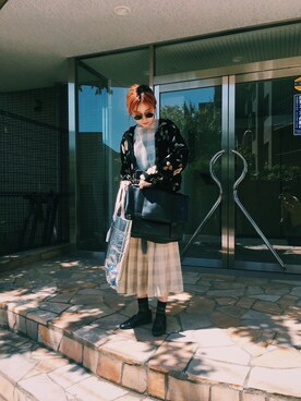 「Martin Margiela」｜「アイテム（ワンピース/ドレス）」を使った、seckeyさん（レディース・160cm）の春コーディネート