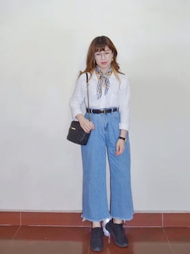 阿馮さん(レディース・158cm)の春コーディネート