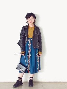 阿馮さん(レディース・158cm)の冬コーディネート