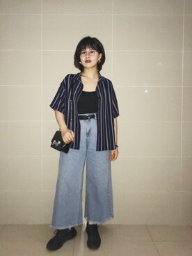 阿馮さん(レディース・158cm)の春コーディネート