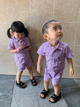 mico.kglowさん（キッズ・80cm）の秋コーディネート