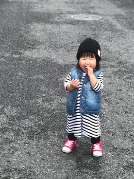 ♡MiKo♡さん（キッズ・80cm）の秋コーディネート