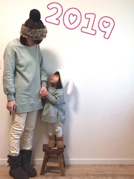 「Ocean Pacific（オーシャンパシフィック）のアイテム（帽子）」を使った、♡MiKo♡さん（レディース・163cm）の冬コーディネート