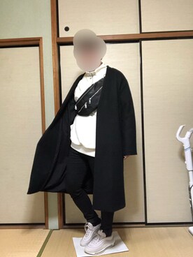 「EMMA CLOTHES（エマクローズ）のアイテム（その他アウター）」を使った、わさを。さん（メンズ・166cm）の冬コーディネート