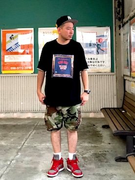 「AFTERBASE（アフターベース）のアイテム」を使った、ushikyoさん（メンズ・176cm）の秋コーディネート