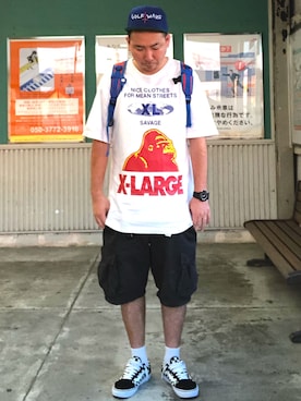 「FTC（エフティーシー）のアイテム（バッグ）」を使った、ushikyoさん（メンズ・176cm）の秋コーディネート