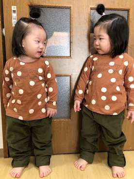 「1歳5ヶ月」｜「アイテム（その他）」を使った、さかな★さん（キッズ・90cm）の冬コーディネート